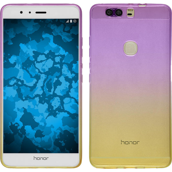 PhoneNatic Case kompatibel mit Huawei Honor V8 - Design:05 Silikon Hülle OmbrË + 2 Schutzfolien