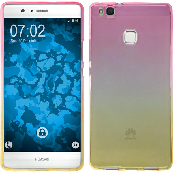 PhoneNatic Case kompatibel mit Huawei P9 Lite - Design:01 Silikon Hülle OmbrË + 2 Schutzfolien