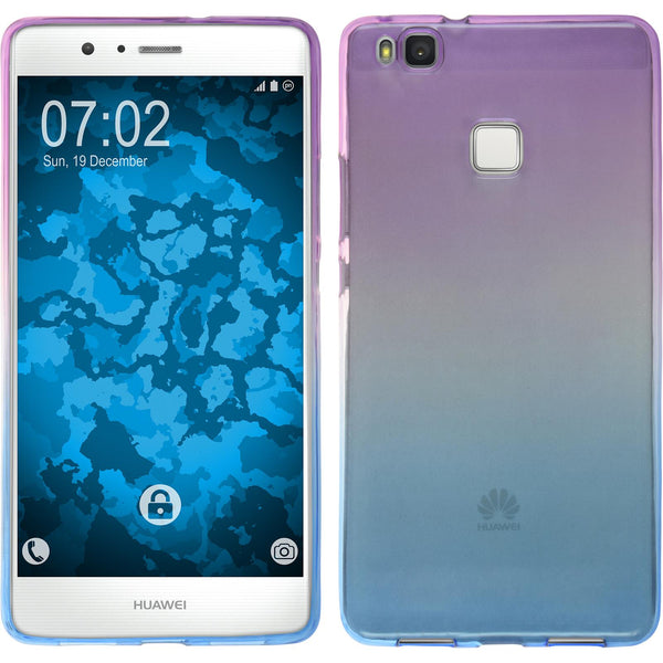 PhoneNatic Case kompatibel mit Huawei P9 Lite - Design:04 Silikon Hülle OmbrË + 2 Schutzfolien