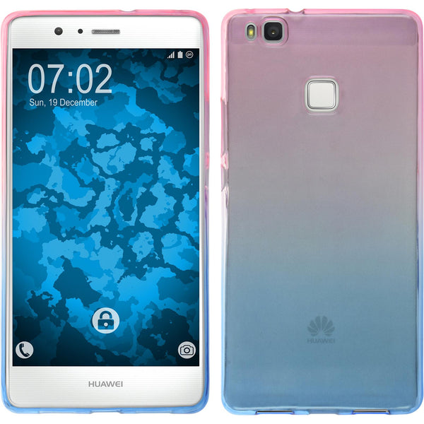 PhoneNatic Case kompatibel mit Huawei P9 Lite - Design:06 Silikon Hülle OmbrË + 2 Schutzfolien