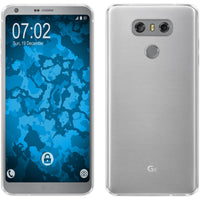 PhoneNatic Case kompatibel mit LG G6 - clear Silikon Hülle Slimcase Cover