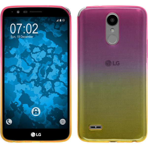 PhoneNatic Case kompatibel mit LG Stylus 3 - Design:01 Silikon Hülle OmbrË + 2 Schutzfolien
