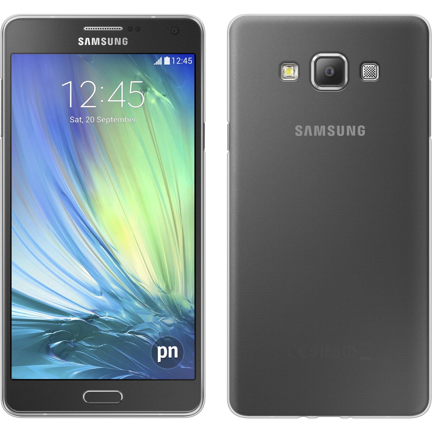 PhoneNatic Case kompatibel mit Samsung Galaxy A5 (A500) - clear Silikon Hülle Slimcase + 2 Schutzfolien