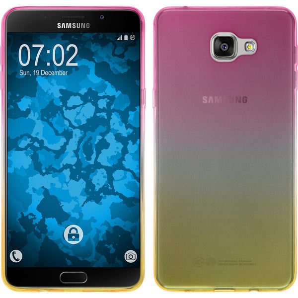 PhoneNatic Case kompatibel mit Samsung Galaxy A9 (2016) - Design:01 Silikon Hülle OmbrË Cover