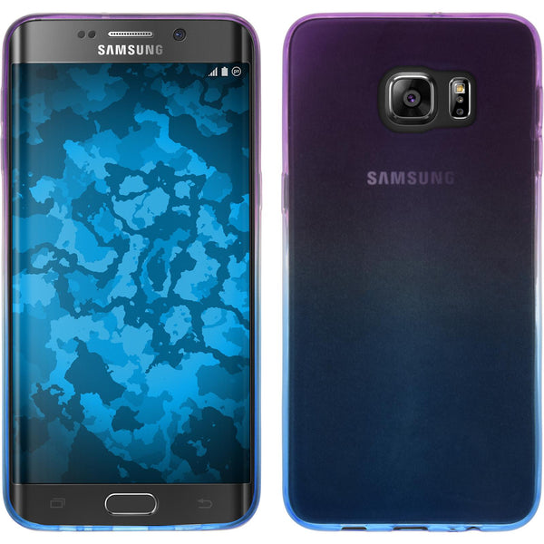 PhoneNatic Case kompatibel mit Samsung Galaxy S6 Edge Plus - Design:04 Silikon Hülle OmbrË Cover