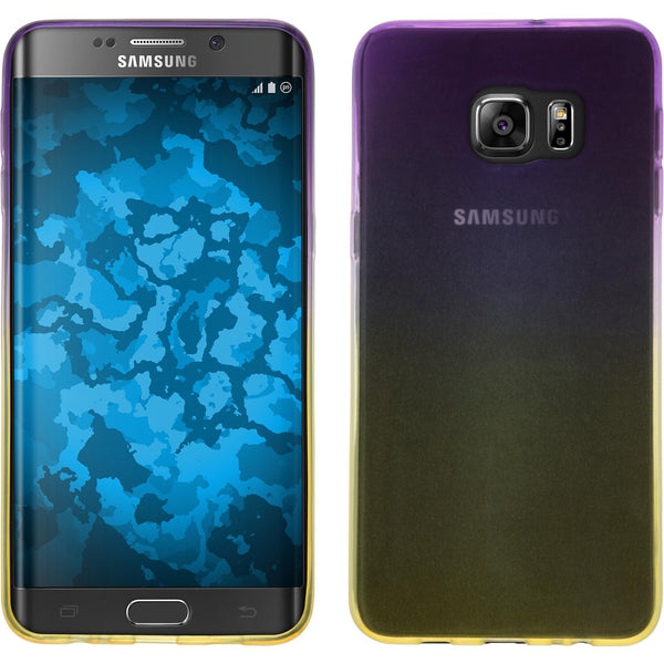 PhoneNatic Case kompatibel mit Samsung Galaxy S6 Edge Plus - Design:05 Silikon Hülle OmbrË Cover