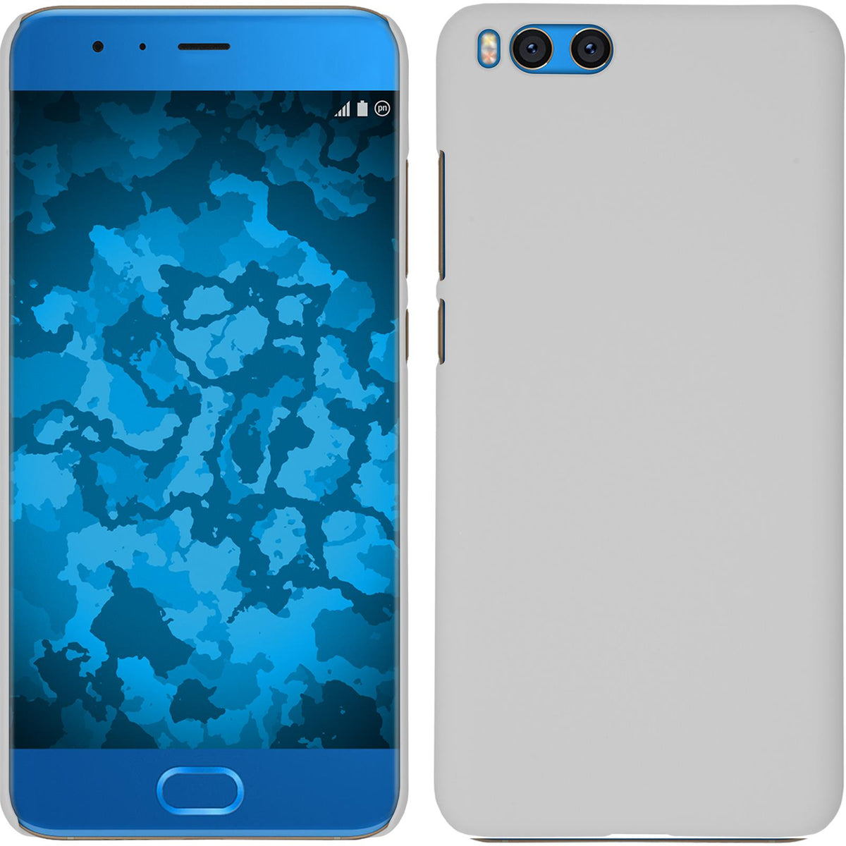 Hardcase für Xiaomi Mi Note 3 gummiert weifl