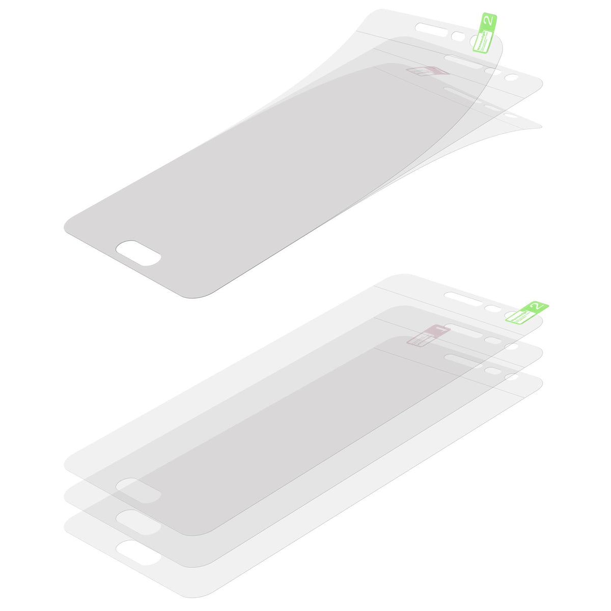 1er-Pack Displayschutzfolien klar Flexible Folien für Sony Xperia XZ1 Compact – Ansicht 3