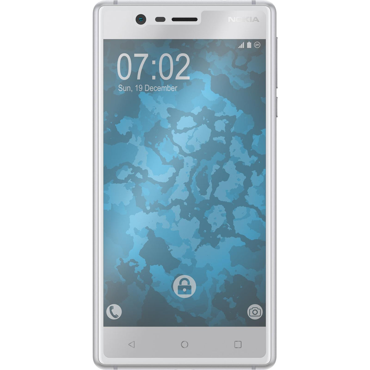 2 x Displayschutzfolie Fiber-Glas klar für Nokia 3 von – Ansicht 2