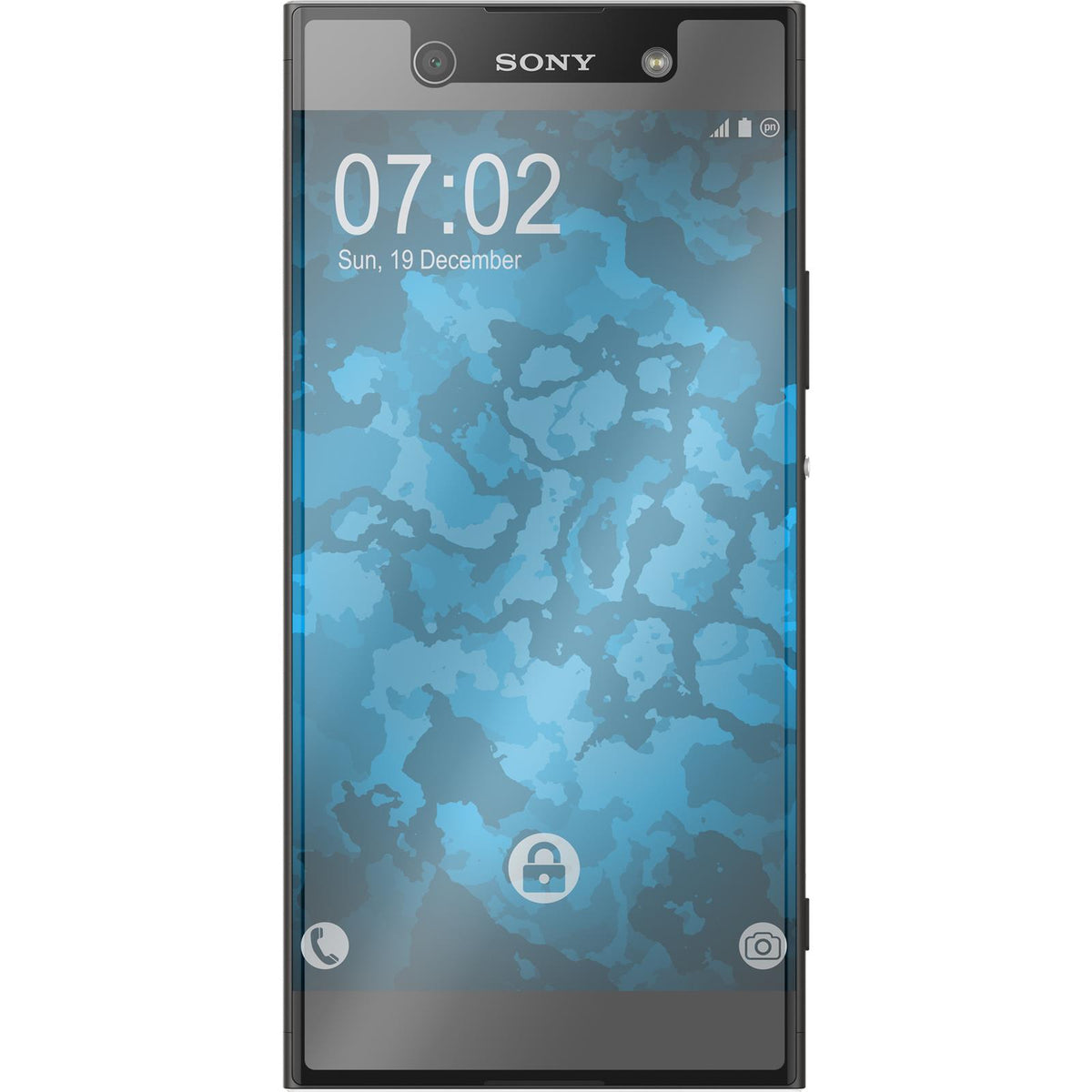 2x Displayschutzfolien Fiber-Glas klar für Sony Xperia XA1 Ultra – Ansicht 2