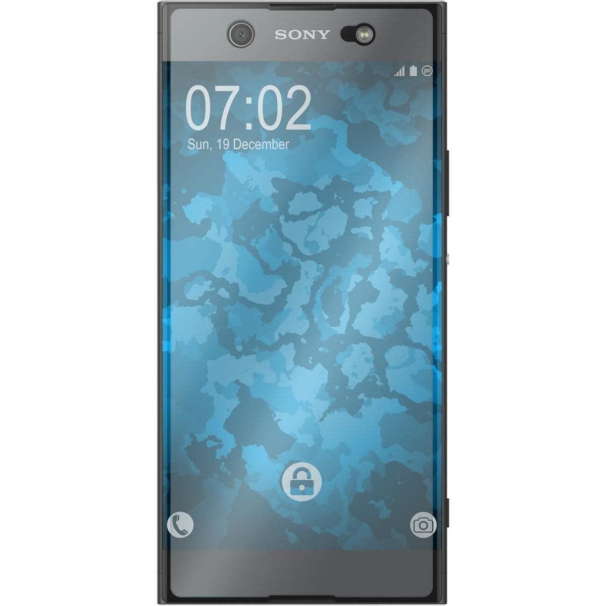 3x Glas-Folie klar für Sony Xperia XA1 Ultra – Ansicht 2