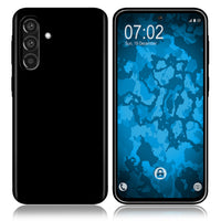 PhoneNatic Case kompatibel mit Samsung Galaxy A36 – Schwarz Silikon Hülle crystal-case Cover