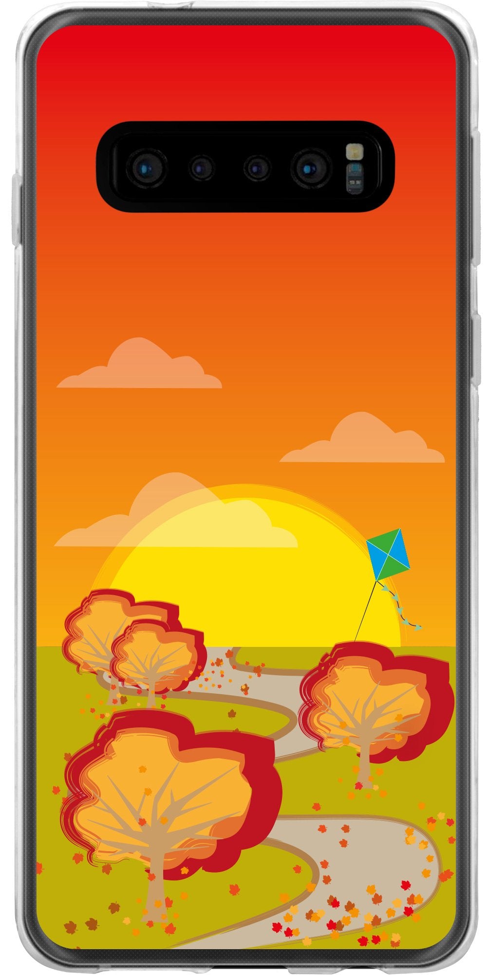 Case für Samsung Galaxy S10 Silikon-Hülle Herbst M2 – Ansicht 2