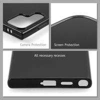 PhoneNatic Case kompatibel mit Samsung Galaxy S24 Ultra – Transparent Silikon Hülle crystal-case Cover