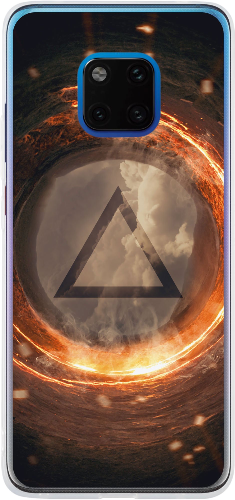 Case für Huawei Mate 20 Pro Silikon-Hülle Element Feuer M3 – Ansicht 2