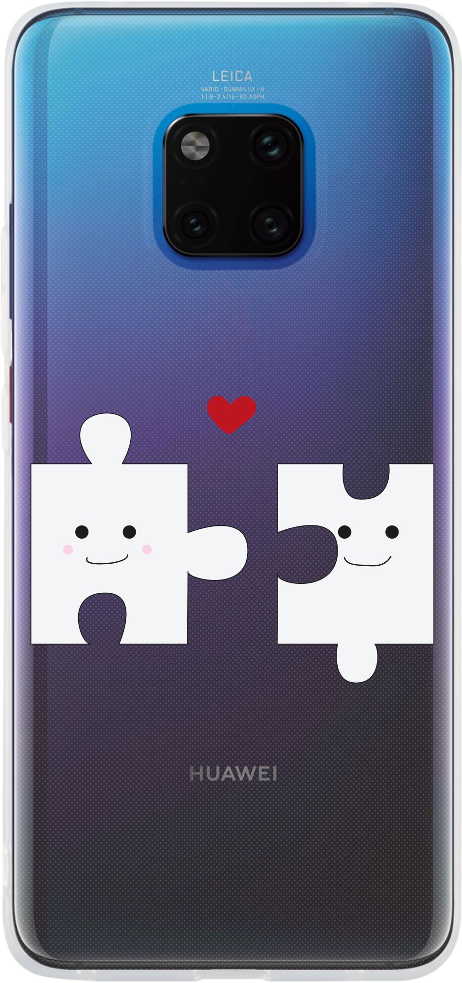 Case für Huawei Mate 20 Pro Silikon-Hülle in Love Herz M1 – Ansicht 2