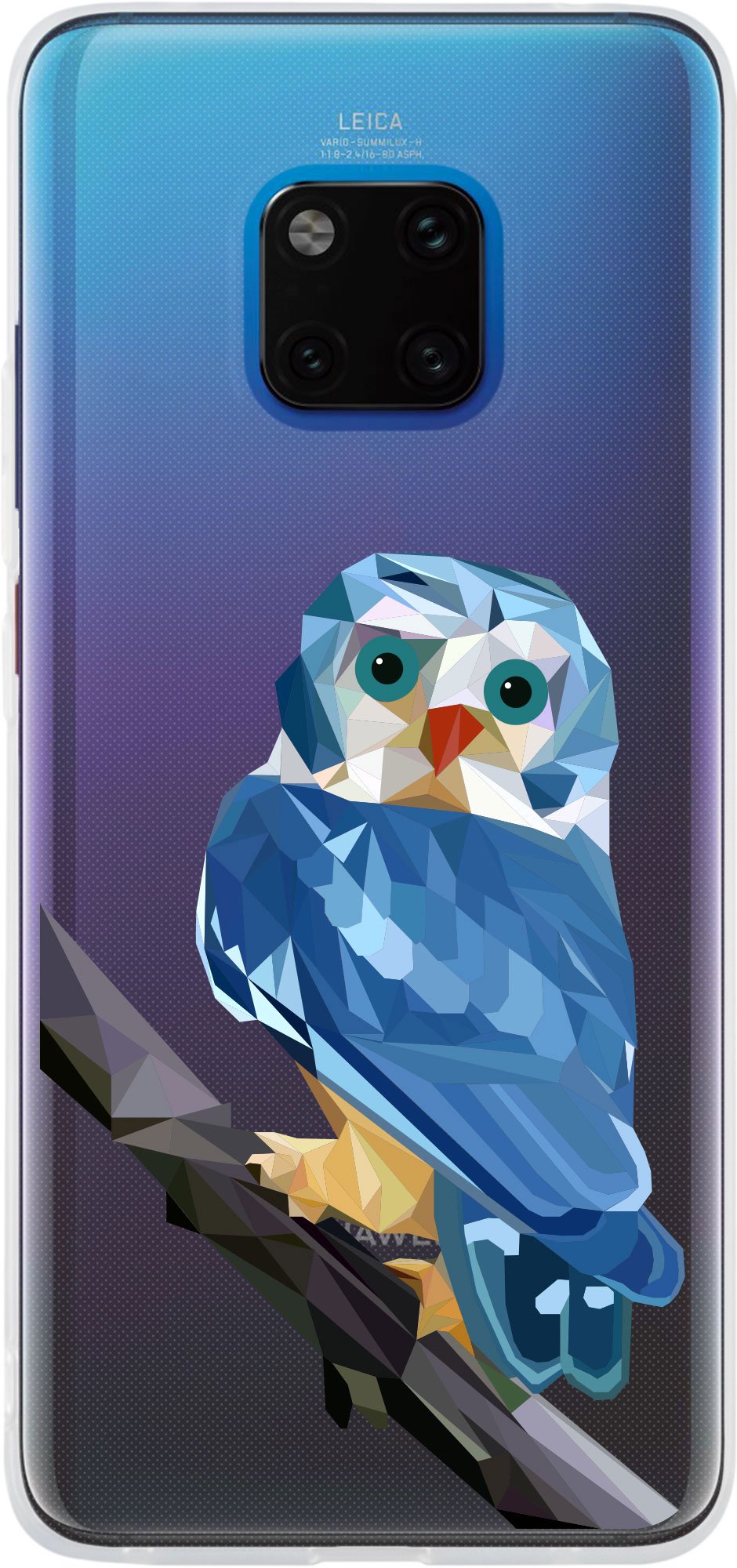 Case für Huawei Mate 20 Pro Silikon-Hülle Vektor Tiere Eule M1 – Ansicht 2