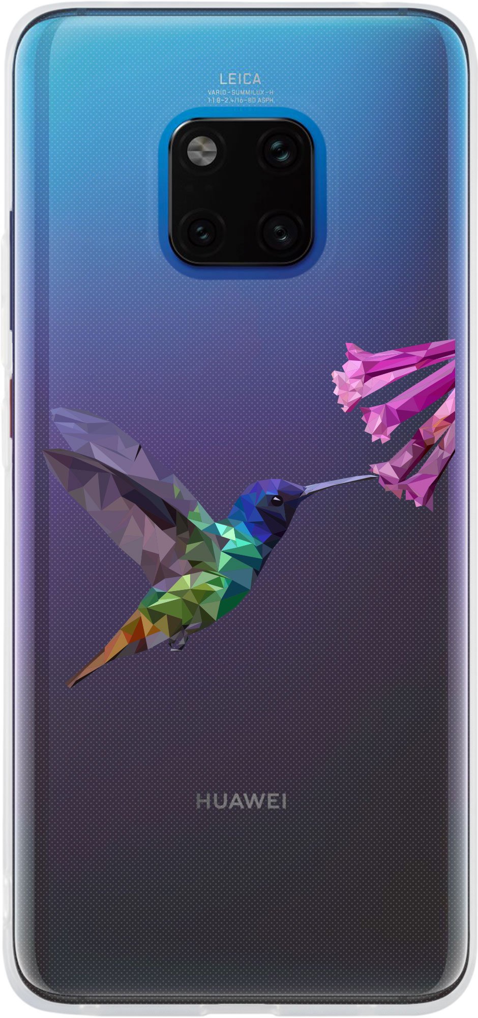 Case für Huawei Mate 20 Pro Silikon-Hülle Vektor Tiere Kolibri M3 – Ansicht 2