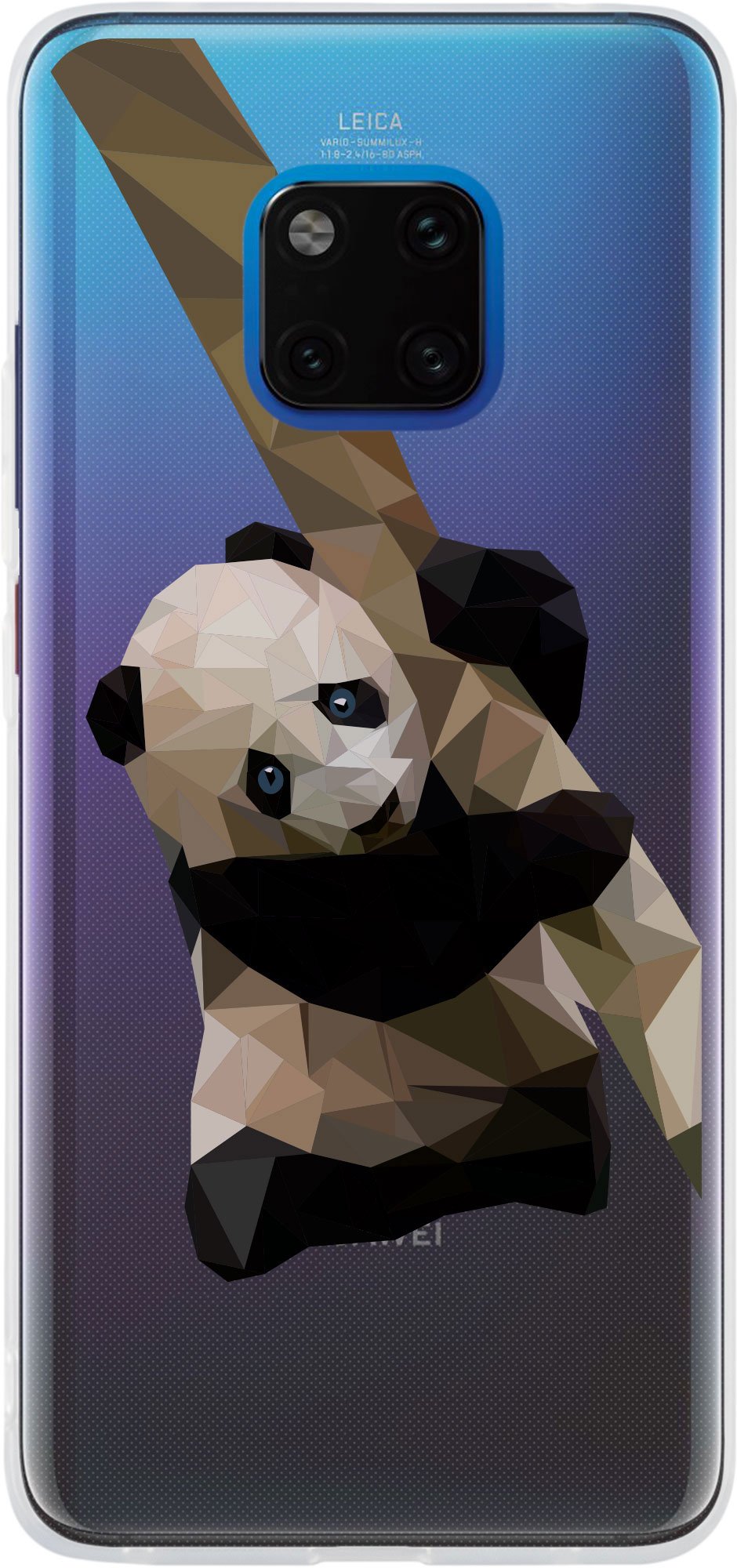 Case für Huawei Mate 20 Pro Silikon-Hülle Vektor Tiere Panda M4 – Ansicht 2