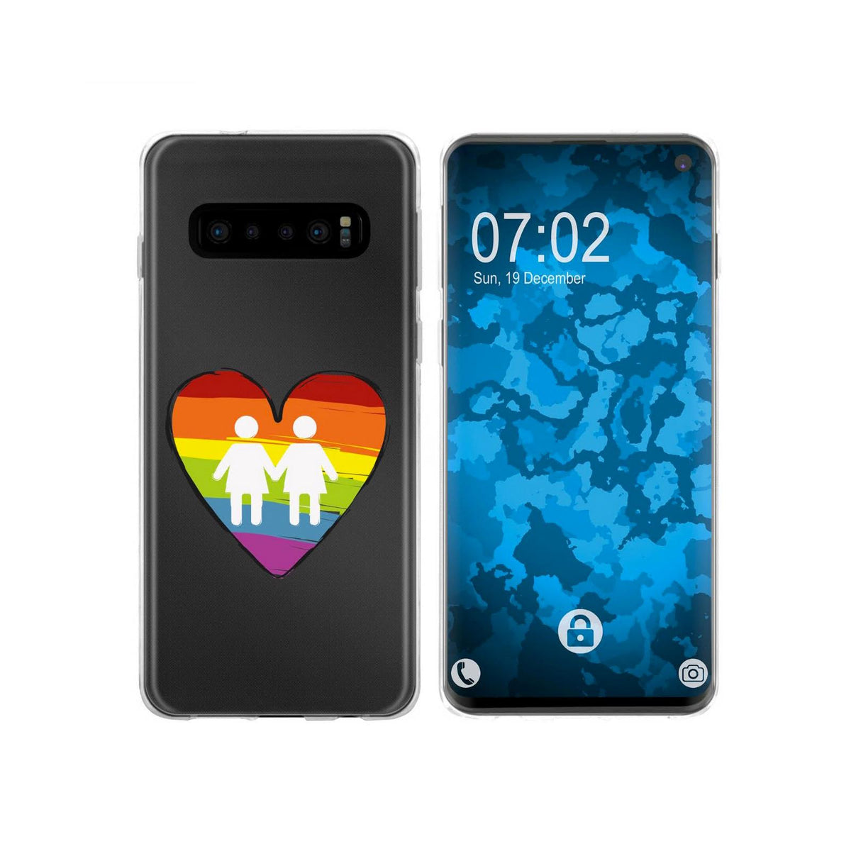 Case für Samsung Galaxy S10 Silikon-Hülle pride M2 – Ansicht 3