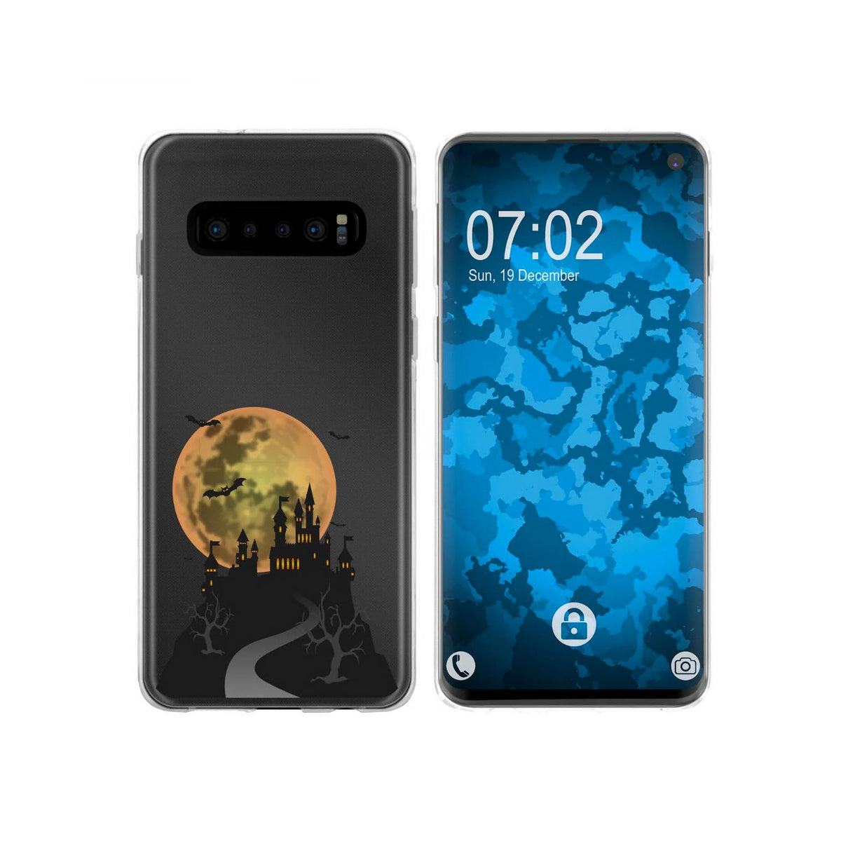 Case für Samsung Galaxy S10 Silikon-Hülle Herbst Spinne/Spider M3 – Ansicht 2
