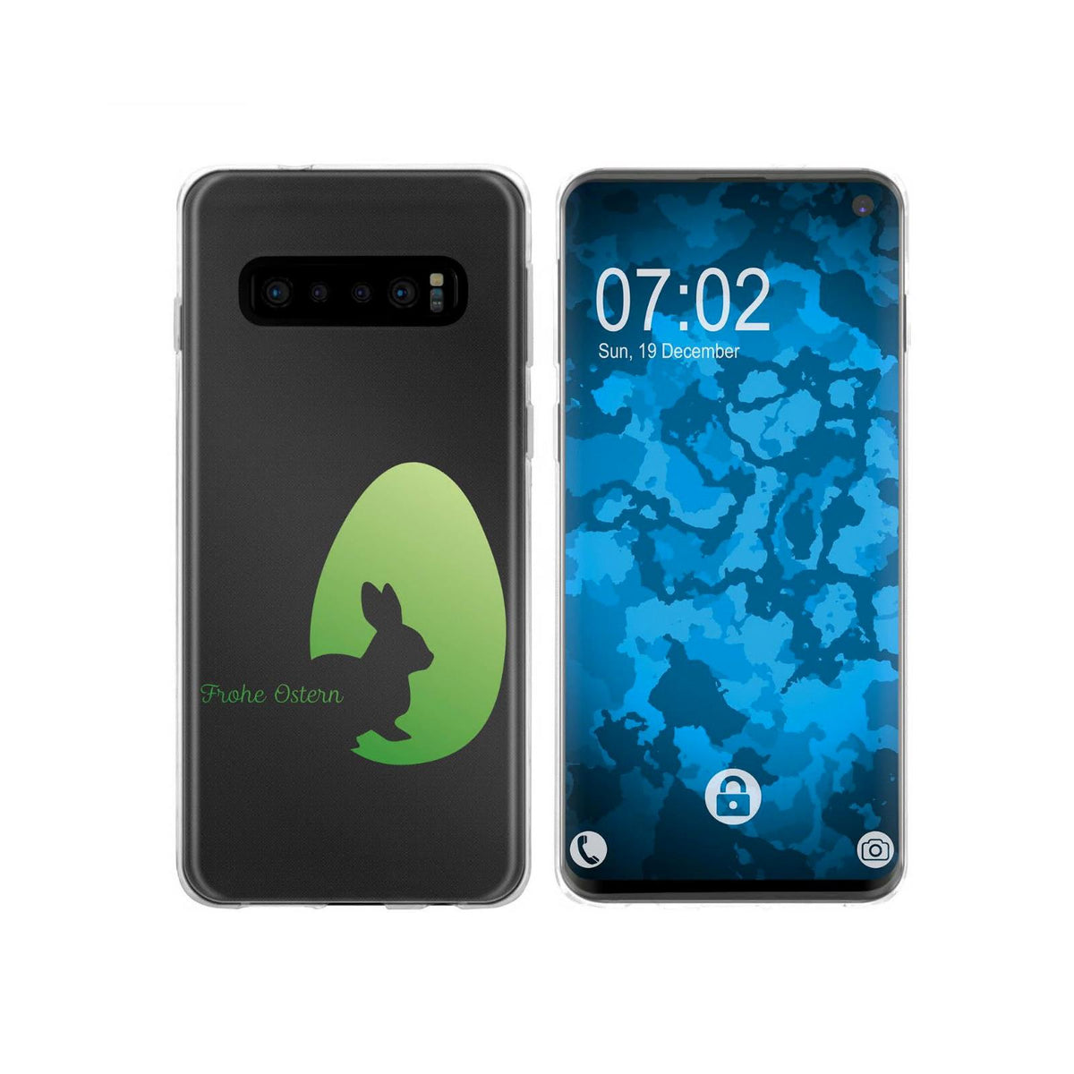 Case für Samsung Galaxy S10 Silikon-Hülle Ostern M1 – Ansicht 2