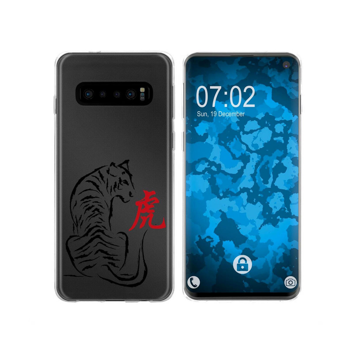 Case für Samsung Galaxy S10 Silikon-Hülle Tierkreis Chinesisch M1 – Ansicht 3