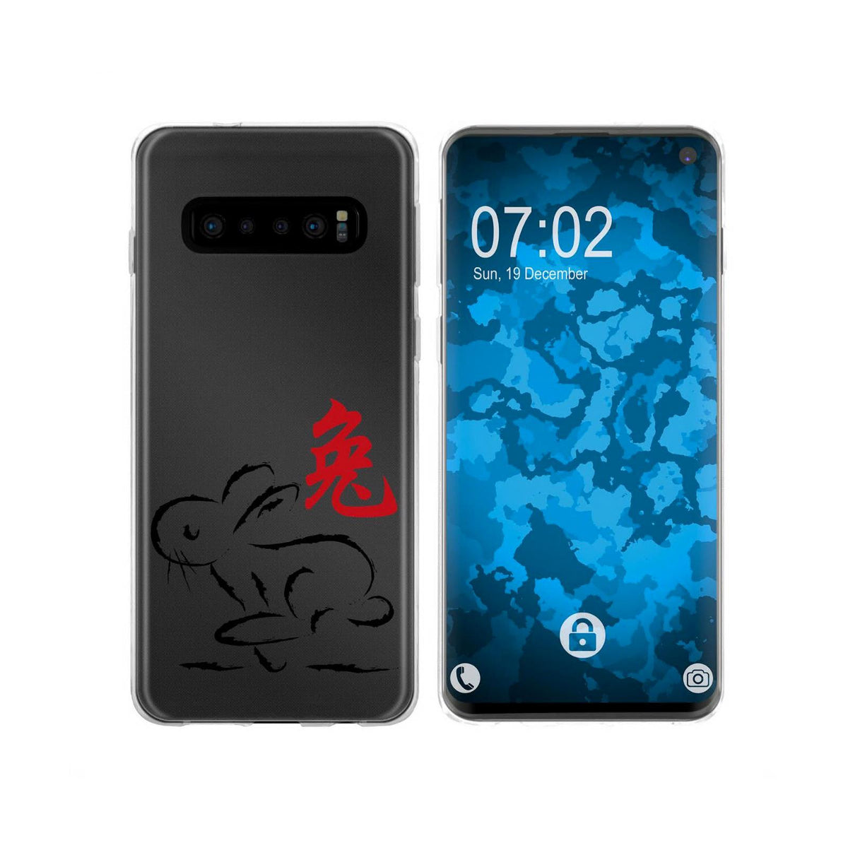 Case für Samsung Galaxy S10 Silikon-Hülle Tierkreis Chinesisch M1 – Ansicht 4