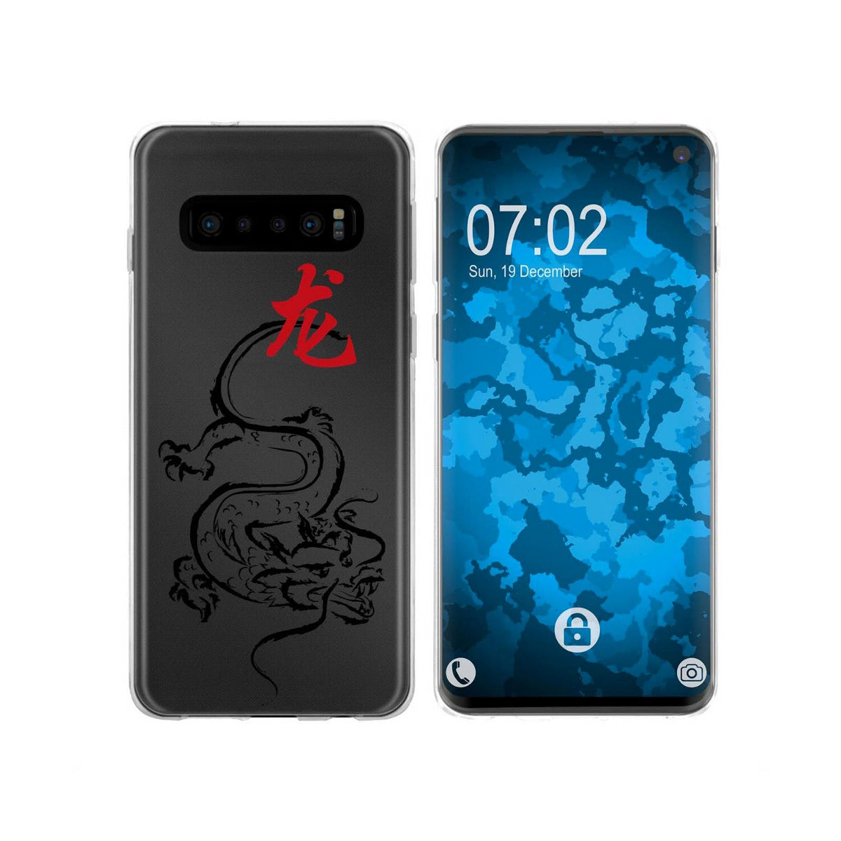 Case für Samsung Galaxy S10 Silikon-Hülle Tierkreis Chinesisch M1 – Ansicht 5