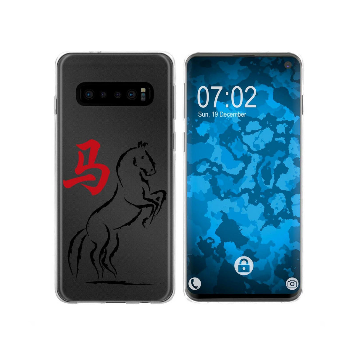 Case für Samsung Galaxy S10 Silikon-Hülle Tierkreis Chinesisch M3 – Ansicht 5