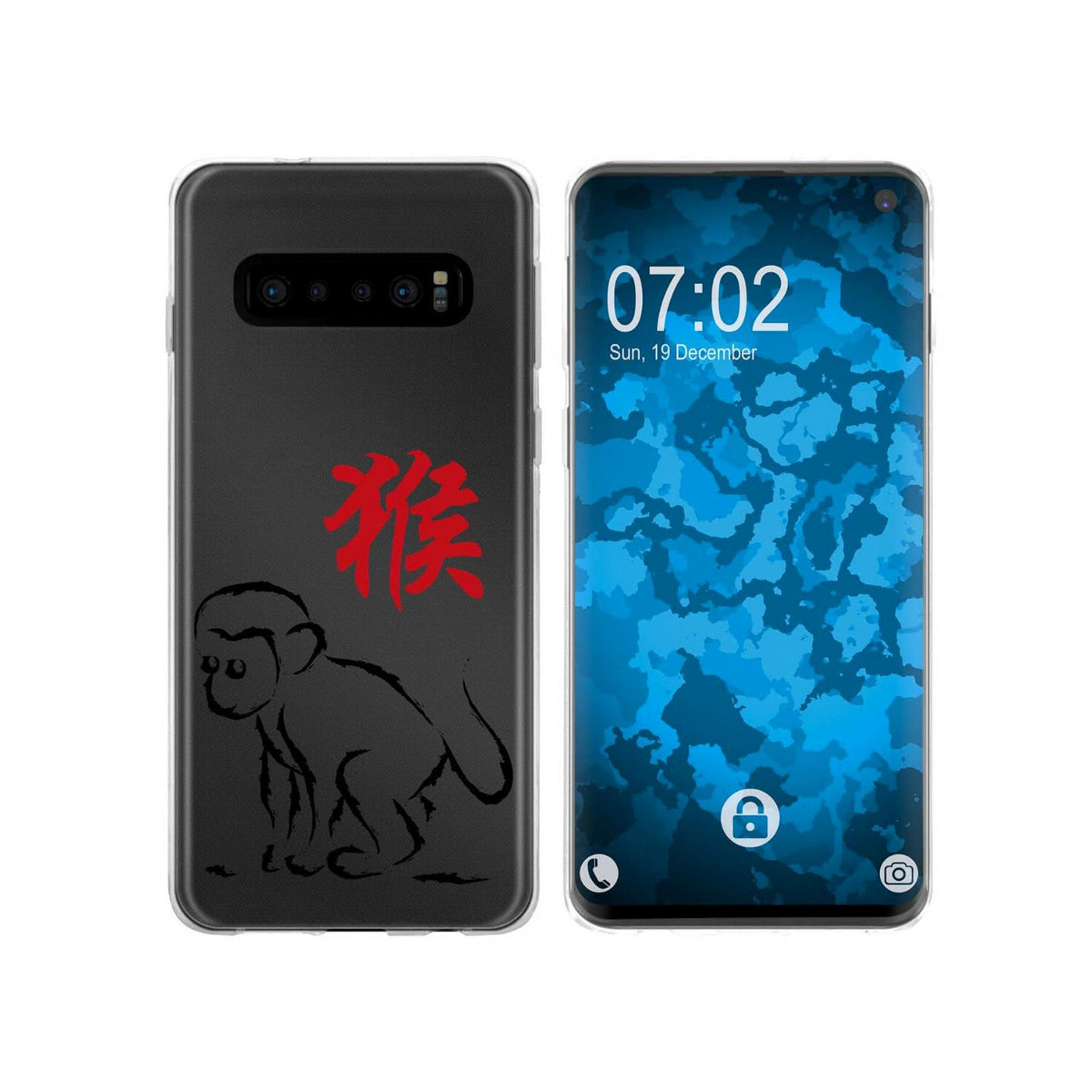Case für Samsung Galaxy S10 Silikon-Hülle Tierkreis Chinesisch M8 – Ansicht 2