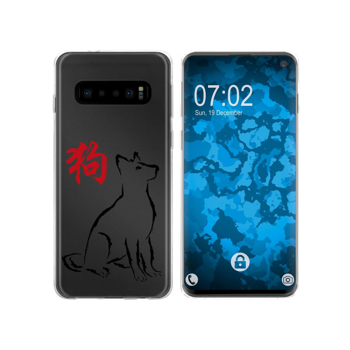 Case für Samsung Galaxy S10 Silikon-Hülle Tierkreis Chinesisch M8 – Ansicht 4