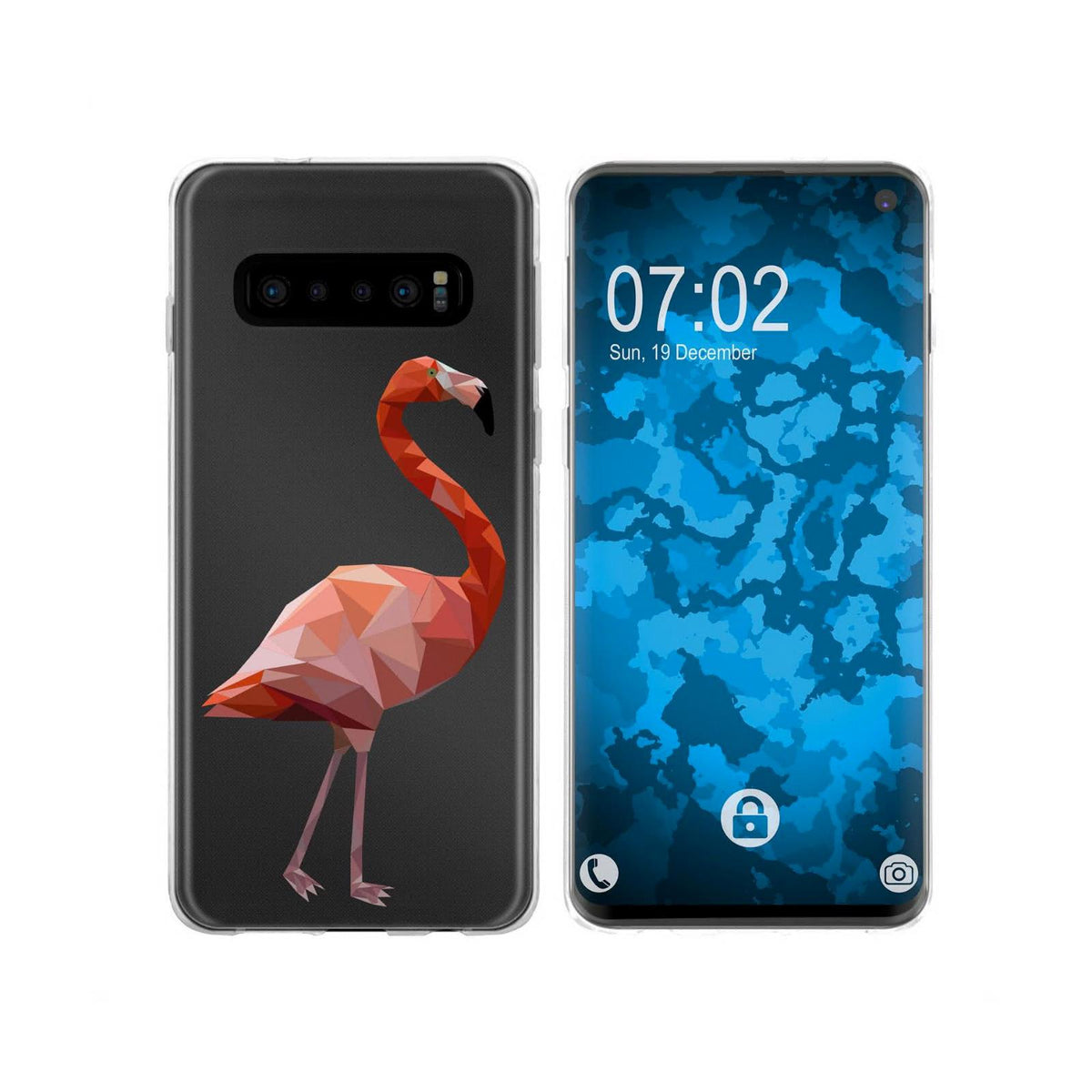 Case für Samsung Galaxy S10 Silikon-Hülle Vektor Tiere Eule M1 – Ansicht 2
