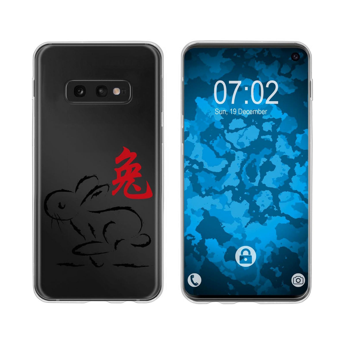 Case für Samsung Galaxy S10e Silikon-Hülle Tierkreis Chinesisch M3 – Ansicht 2