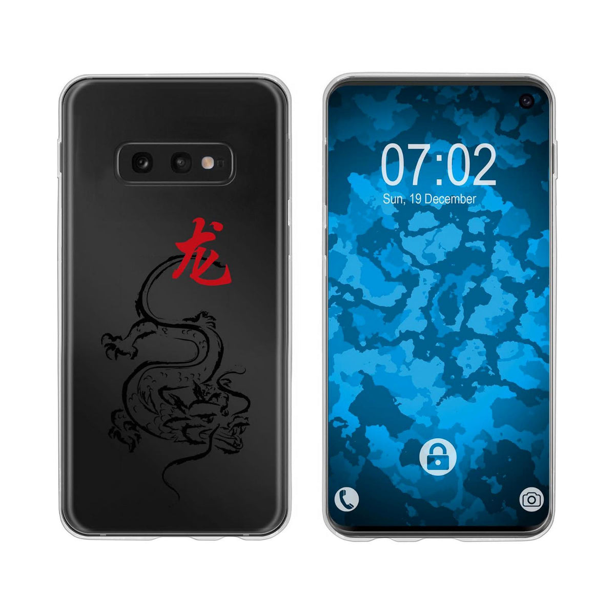 Case für Samsung Galaxy S10e Silikon-Hülle Tierkreis Chinesisch M3 – Ansicht 3