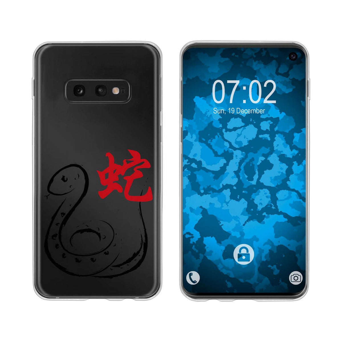 Case für Samsung Galaxy S10e Silikon-Hülle Tierkreis Chinesisch M3 – Ansicht 4