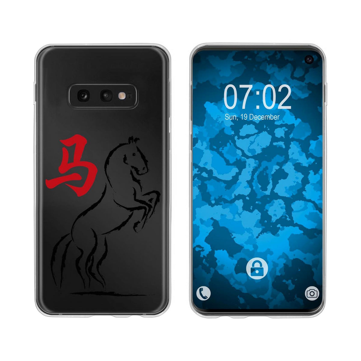 Case für Samsung Galaxy S10e Silikon-Hülle Tierkreis Chinesisch M3 – Ansicht 5