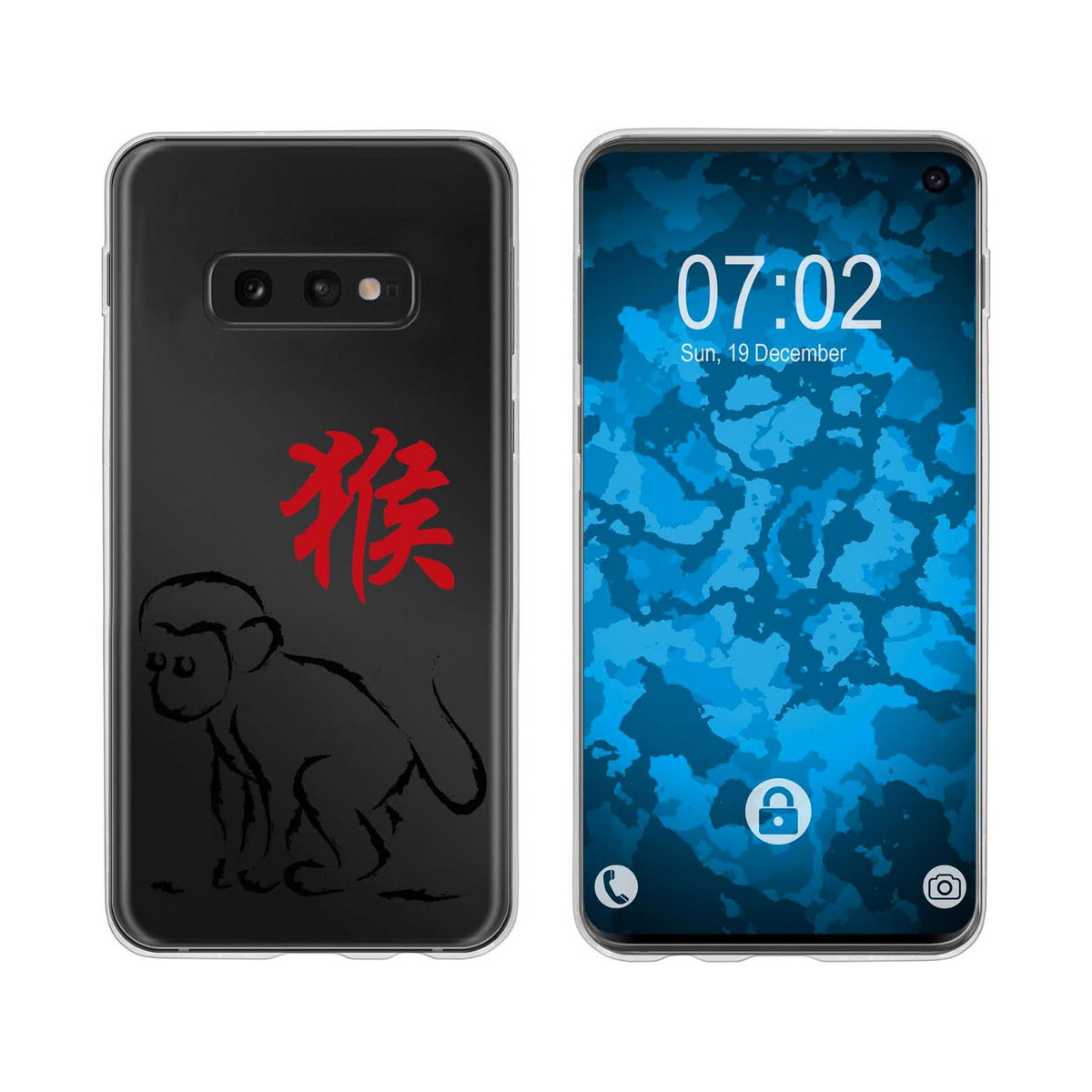 Case für Samsung Galaxy S10e Silikon-Hülle Tierkreis Chinesisch M7 – Ansicht 3