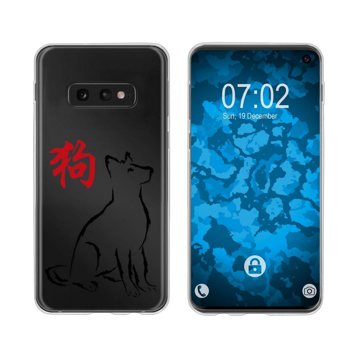 Case für Samsung Galaxy S10e Silikon-Hülle Tierkreis Chinesisch M10 – Ansicht 2