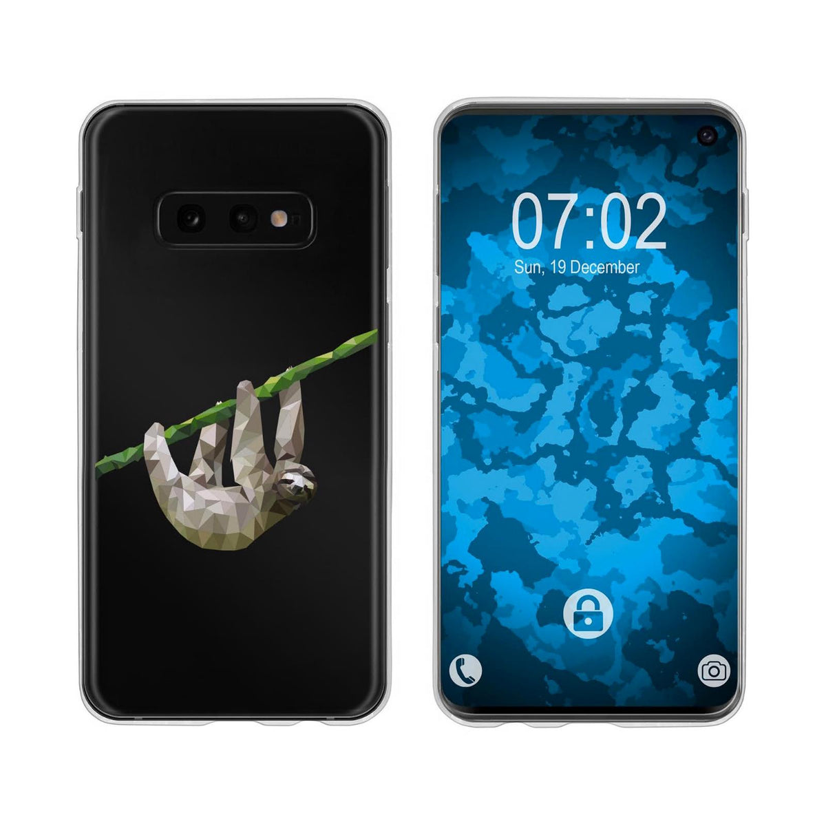 Case für Samsung Galaxy S10e Silikon-Hülle Vektor Tiere Flamingo M2 – Ansicht 5