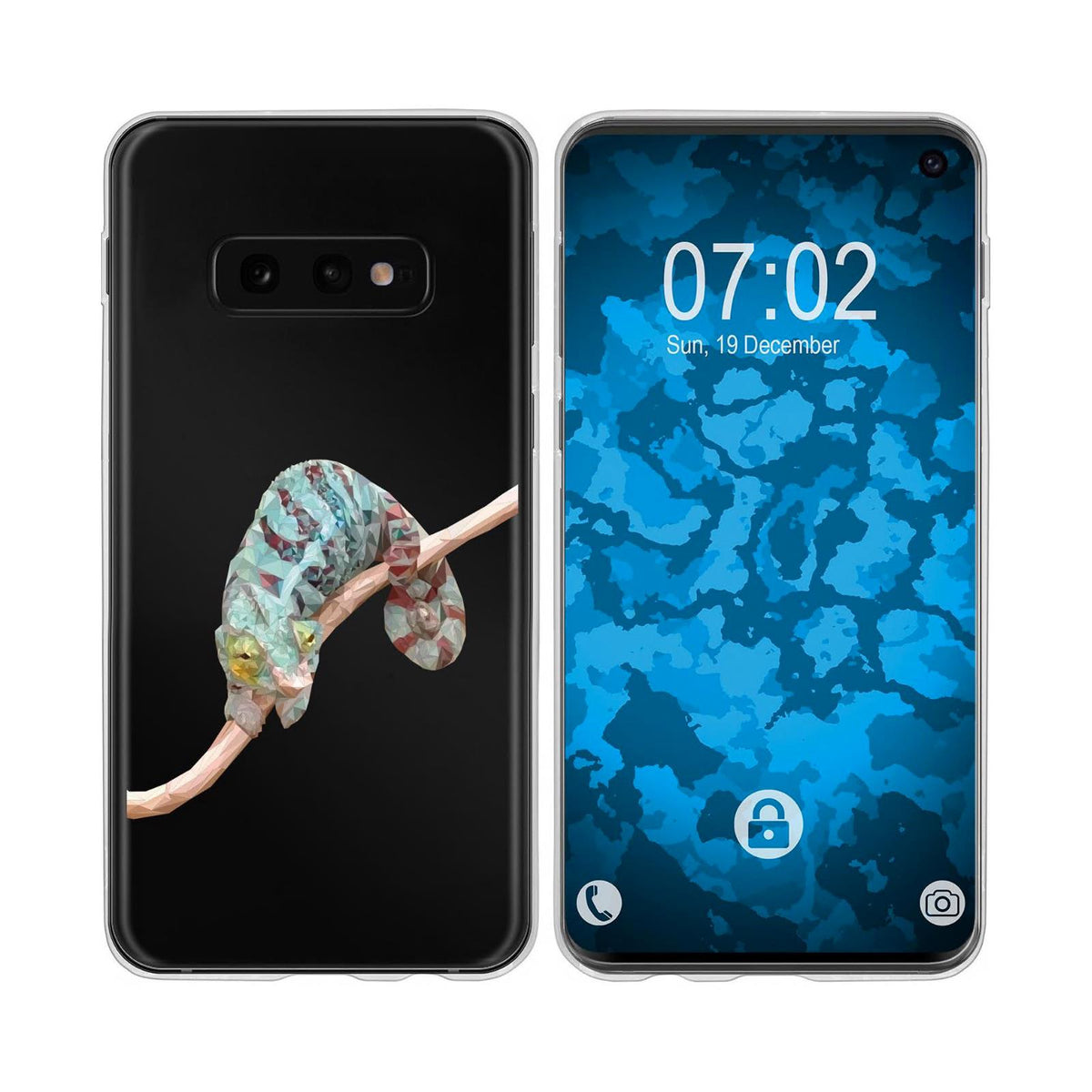 Case für Samsung Galaxy S10e Silikon-Hülle Vektor Tiere Tucan M5 – Ansicht 3