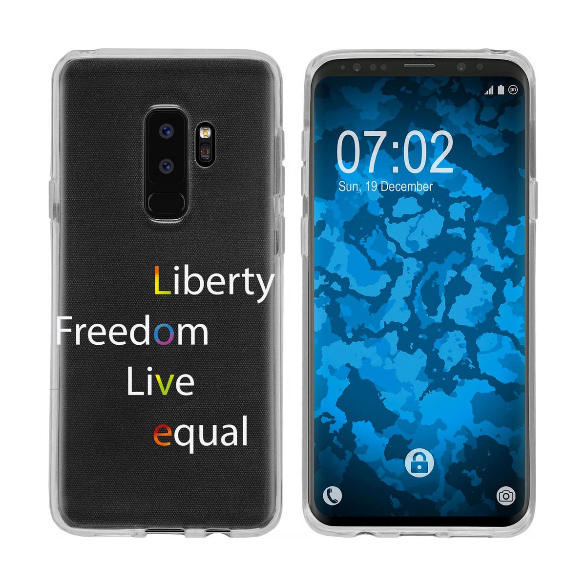 Case für Samsung Galaxy S9 Plus Silikon-Hülle pride Beziehung M1 – Ansicht 2