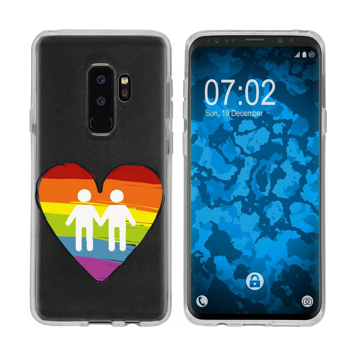 Case für Samsung Galaxy S9 Plus Silikon-Hülle pride Beziehung M1 – Ansicht 3