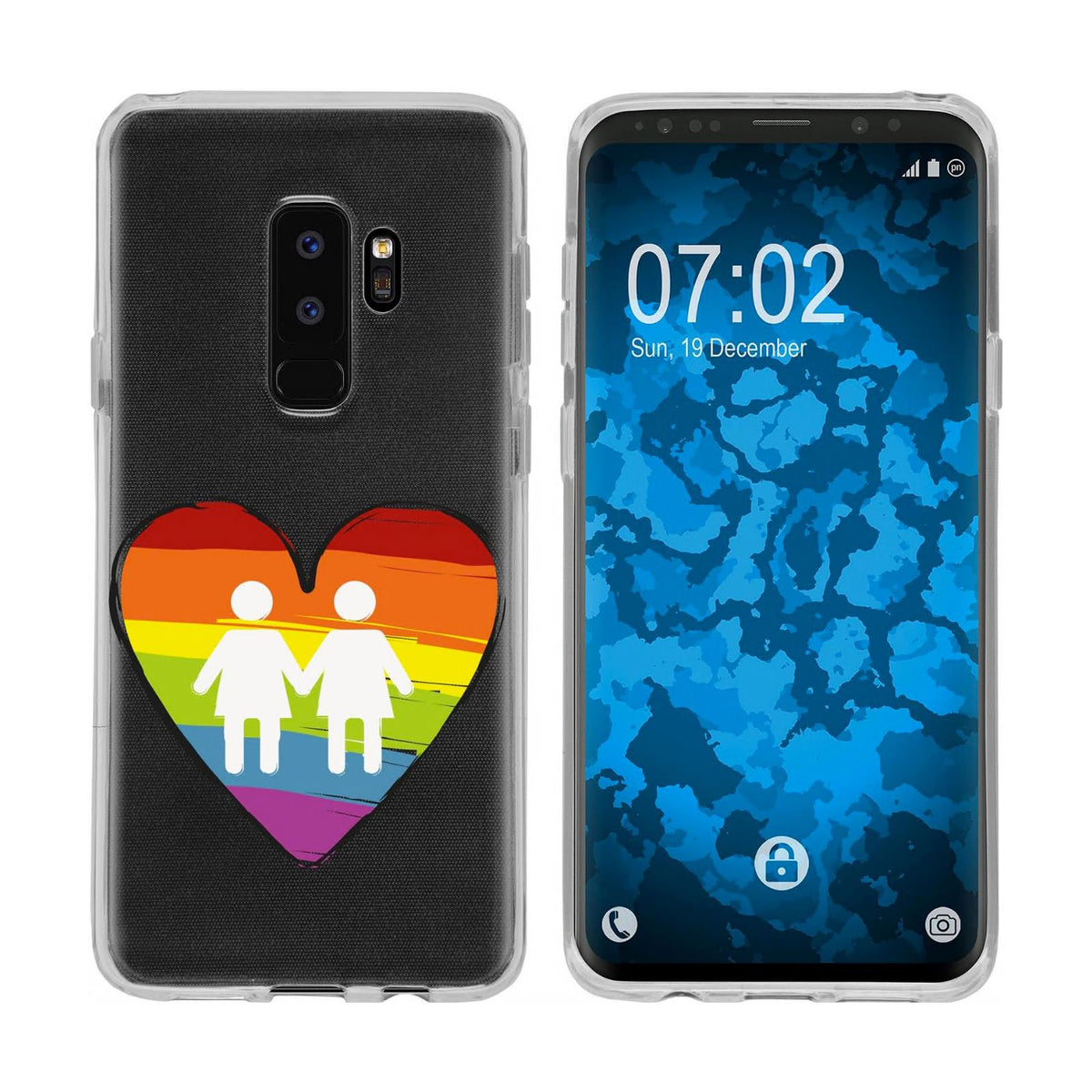 Case für Samsung Galaxy S9 Plus Silikon-Hülle pride Wörter M2 – Ansicht 3