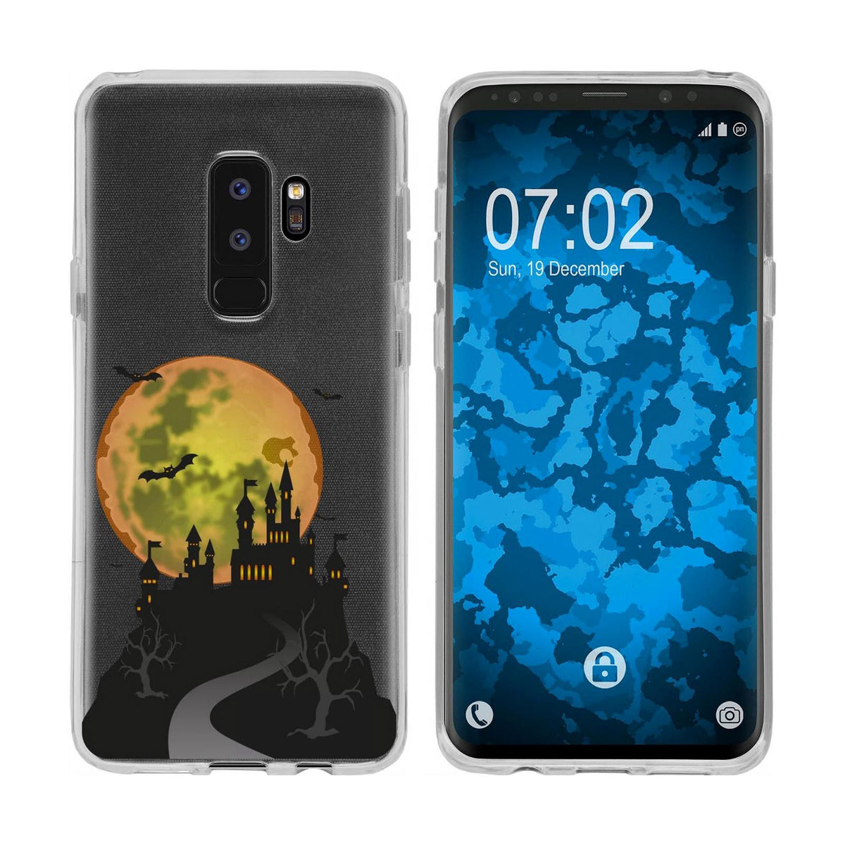Case für Samsung Galaxy S9 Plus Silikon-Hülle Herbst Spinne/Spider M3 – Ansicht 2