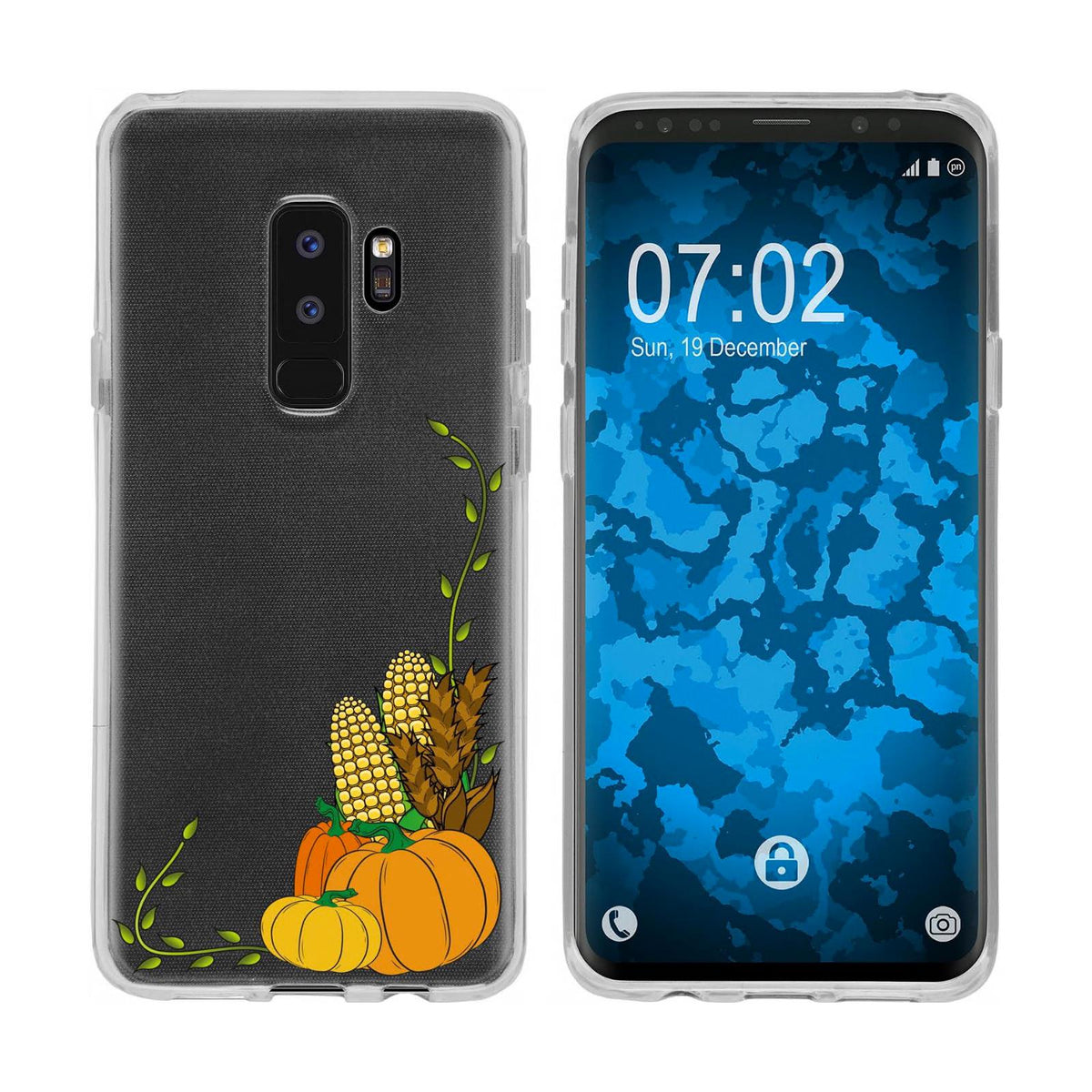 Case für Samsung Galaxy S9 Plus Silikon-Hülle Herbst Spukschloss M4 – Ansicht 2