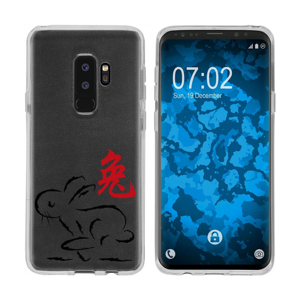 Case für Samsung Galaxy S9 Plus Silikon-Hülle Tierkreis Chinesisch M2 – Ansicht 3