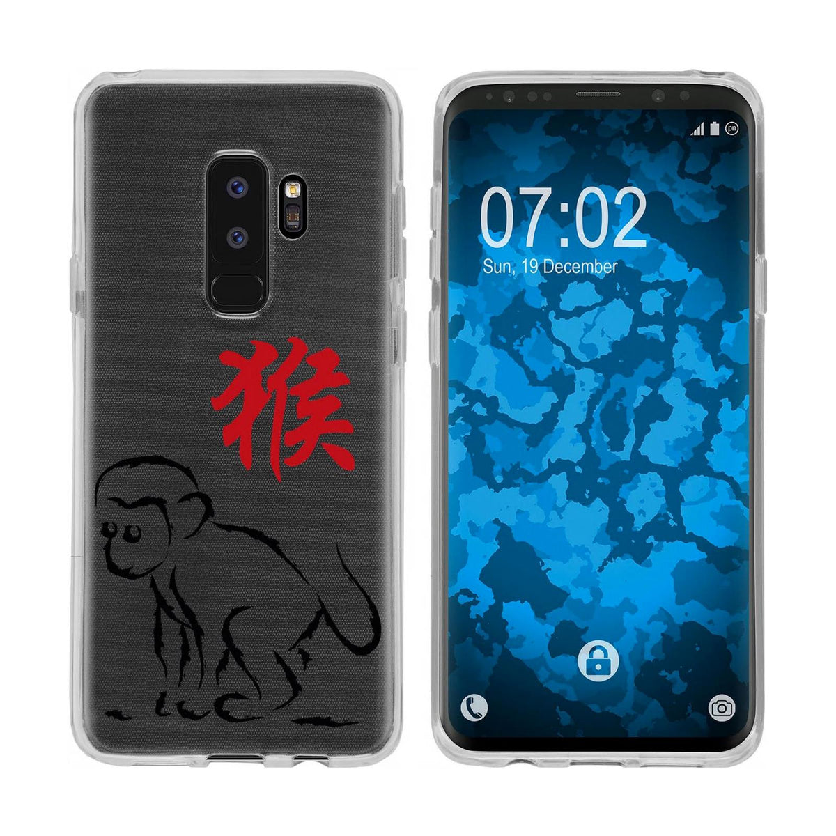 Case für Samsung Galaxy S9 Plus Silikon-Hülle Tierkreis Chinesisch M7 – Ansicht 3