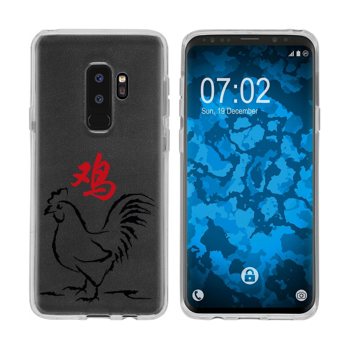 Case für Samsung Galaxy S9 Plus Silikon-Hülle Tierkreis Chinesisch M7 – Ansicht 4