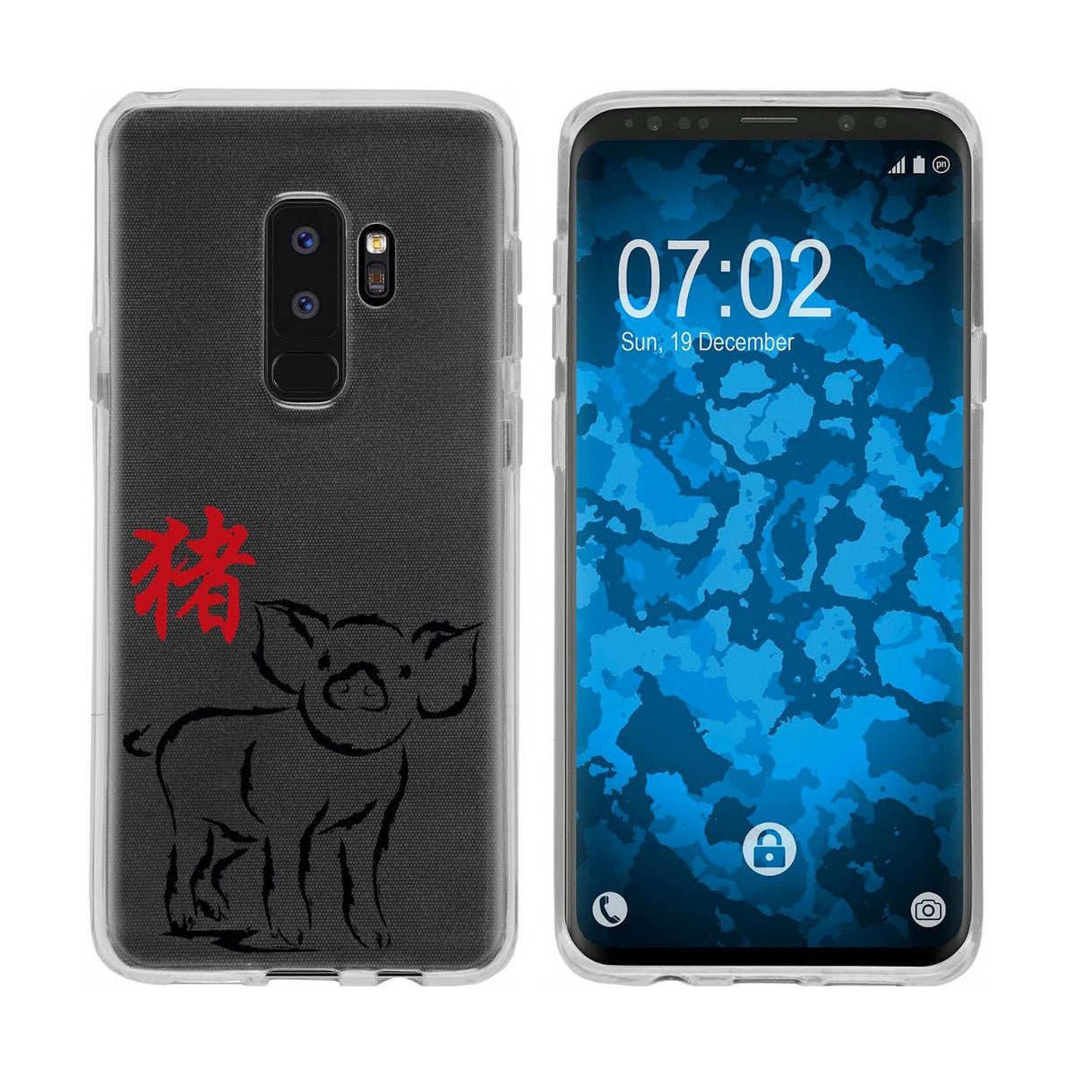 Case für Samsung Galaxy S9 Plus Silikon-Hülle Tierkreis Chinesisch M10 – Ansicht 3